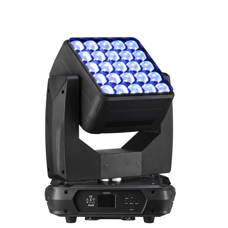 LED Moving Head:Matrix Beam Wash 3-in-1, Built-in Letters/Numbers, Artnet RDM